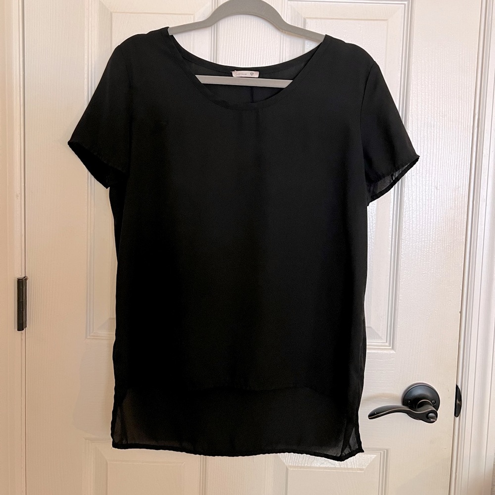 Nordstrom Rack Black Top - size medium